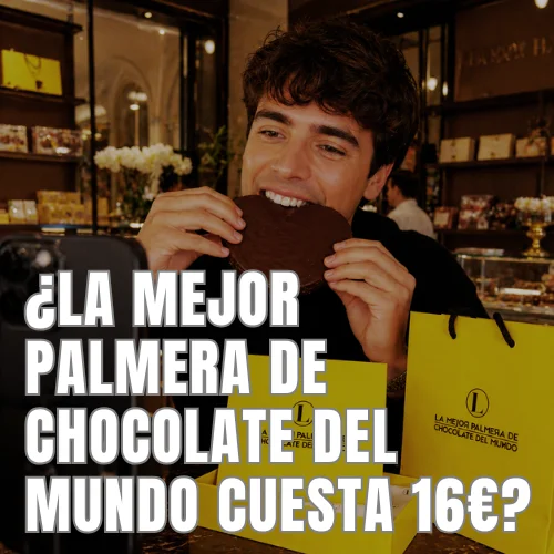 La mejor palmera de chocolate del mundo cuesta 16€