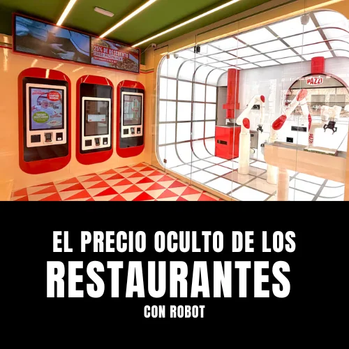 el precio pculto de los restaurantes con robot